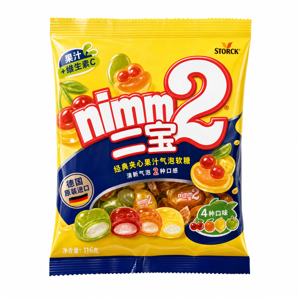 nimm2 二寶 Soft 夾心氣泡軟糖 綜合水果口味 含果汁與維生素 德國製 116g · Gallery · SRC-5107cfe0d103ffd5f84be00e